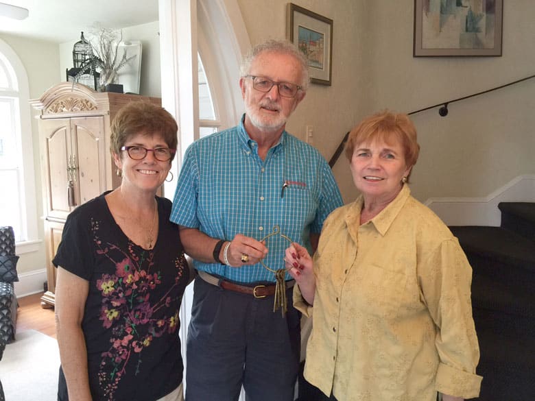 Margaret and Joe Finnegan with Kathleen Hurley