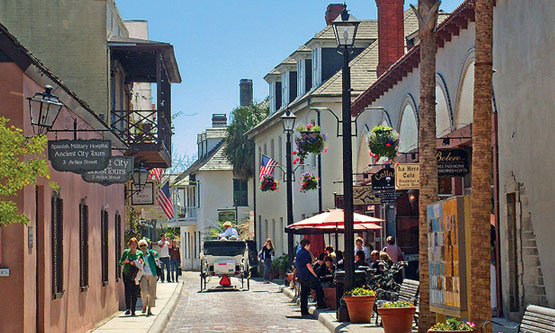explore the St. Augustine historic district