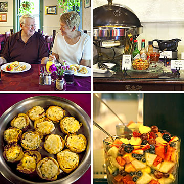 Guest Amenities 1 brkfCollage360 St. Francis Inn St. Augustine Bed and Breakfast