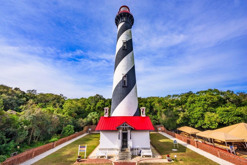 St. Augustine lighthouse is such a lovely landmark to visit near our bed and breakfast