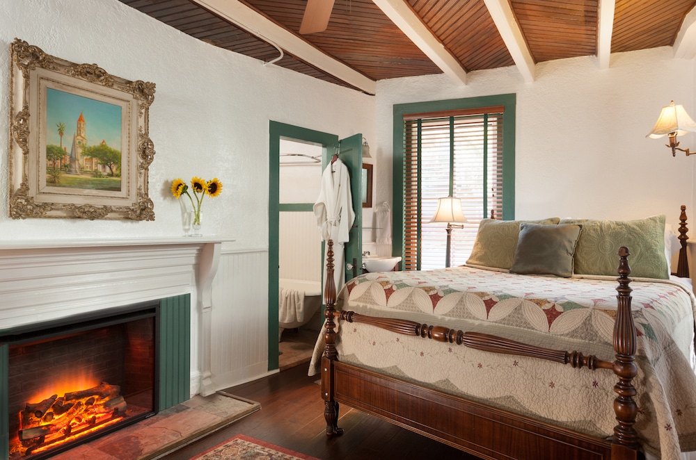 A guest room at our romantic St Augustine Bed and Breakfast