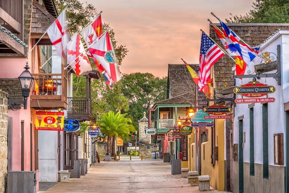 Wander the streets of downtown St. Augustine
