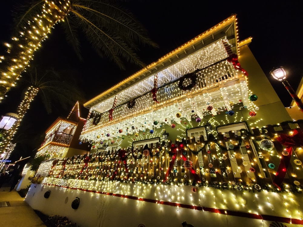 See the Night of Lights Near our St. Augustine Historic District Hotels