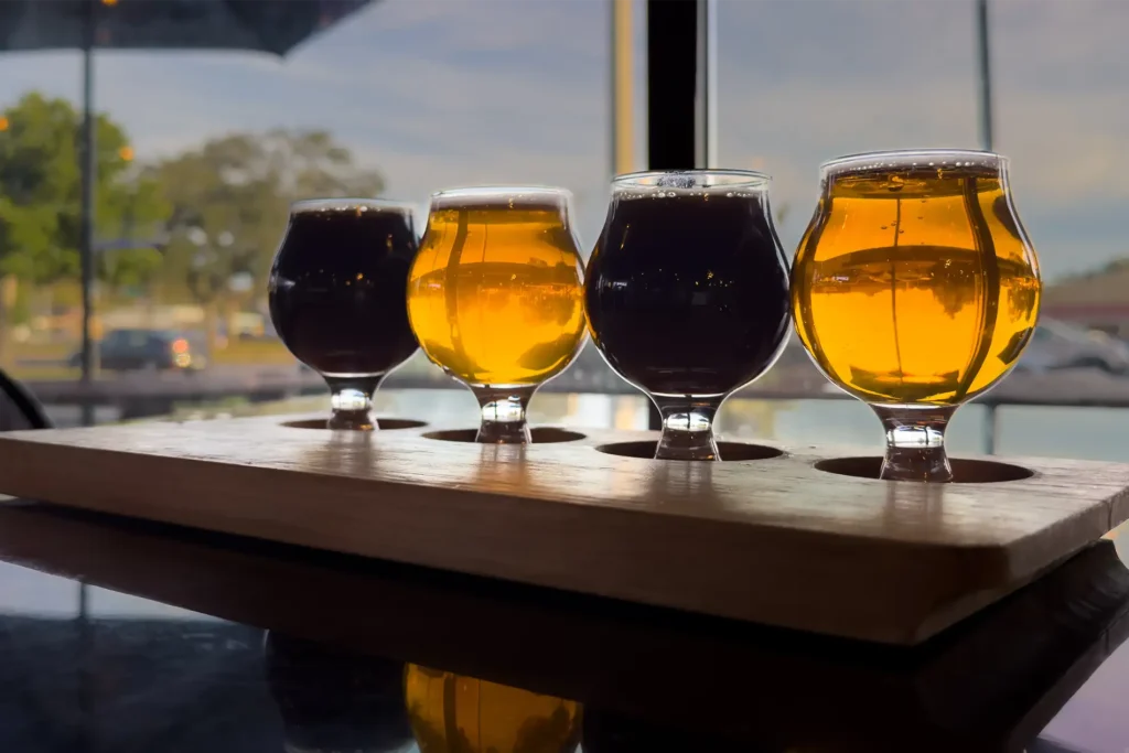 Beer tasting in St. Augustine Florida