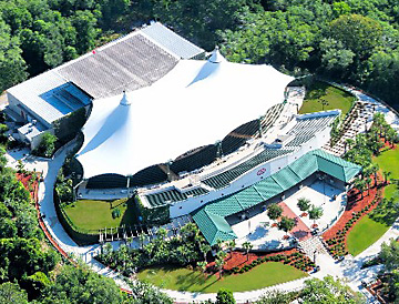 St. Augustine Amphitheater aerial view