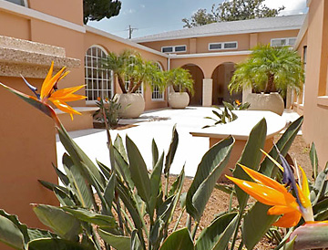 St. Augustine Art Association Building Garden Courtyard