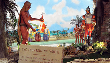 The Fountain of Youth Archaeological Park scene