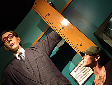 Ripley's Believe It or Not Attraction tallest man display