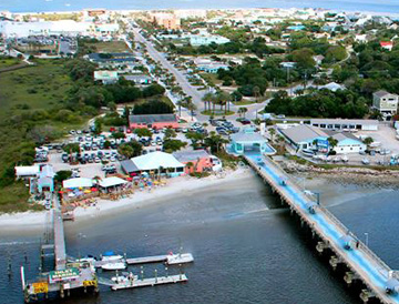 Vilano Town Center aerial view