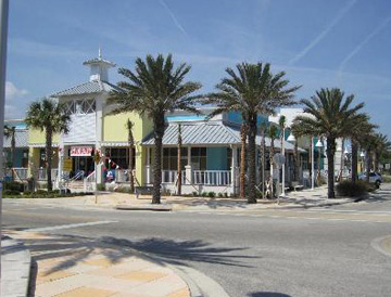 Vilano Town Center village shops