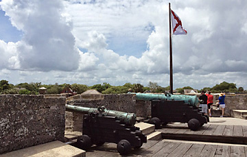Castillo de San Marcos National Monument cannons