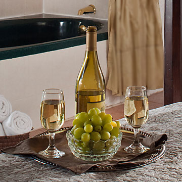 chardonnay wine in the room
