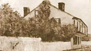 old photo of St. Francis Inn prior to 1888