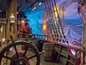 Pirate Museum ship deck